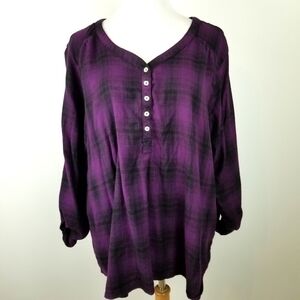 Rebecca Malone Plus Size shirt, sz 3X
